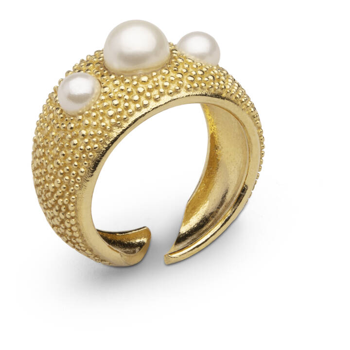 Pearl bubble ring goud in de groep Ringen bij SCANDINAVIAN JEWELRY DESIGN (2115521165V)