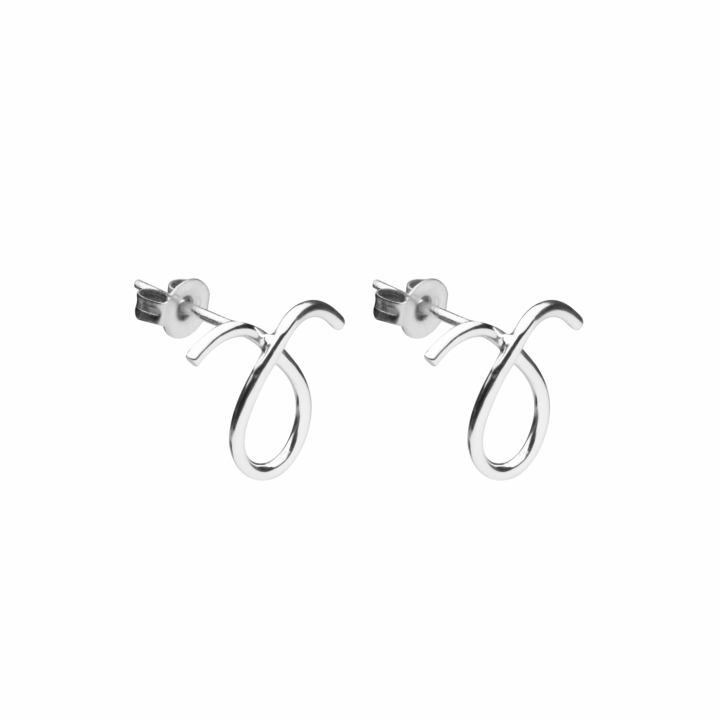 Loop small Earring (Zilver) in de groep Oorbellen / Zilveren oorbellen bij SCANDINAVIAN JEWELRY DESIGN (2126470003)