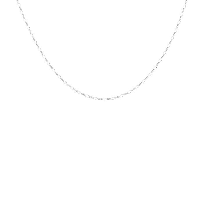 Figaro neck Zilver 40-45 cm in de groep Kettingen / Zilveren kettingen bij SCANDINAVIAN JEWELRY DESIGN (2214170002)