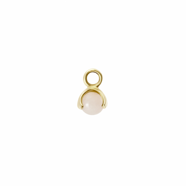 Product Image for CU JEWELLERY Letters stone 10 rose quartz pend Goud