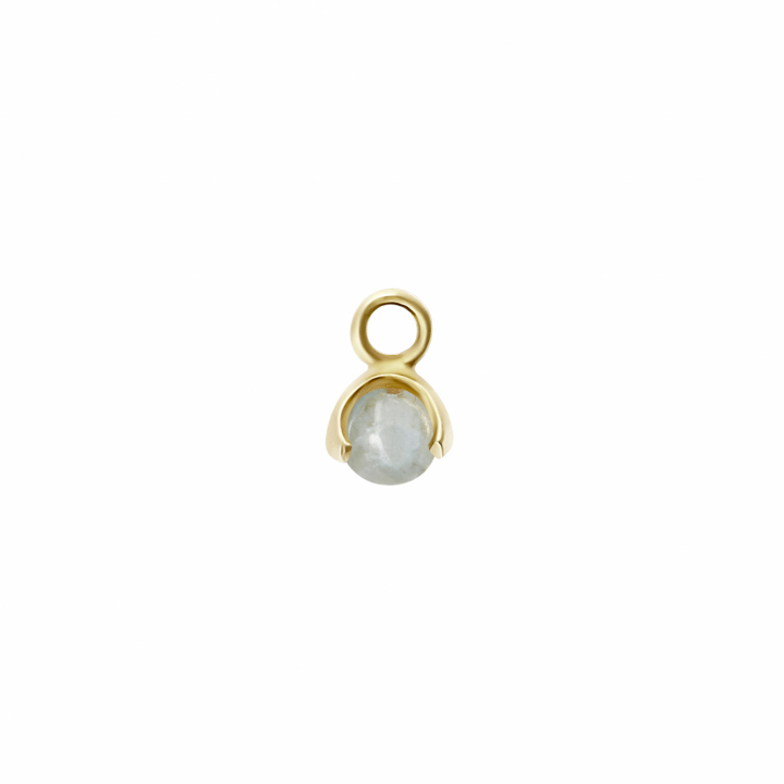 Product Image for CU JEWELLERY Letters stone 3 aquamarine pend Goud