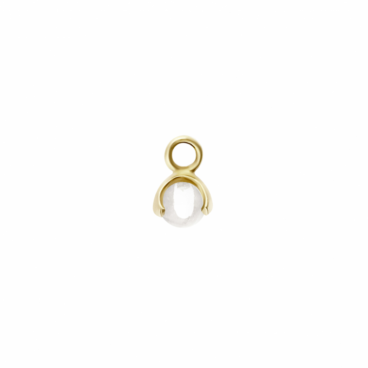 Product Image for CU JEWELLERY Letters stone 4 rock crystal pend Goud