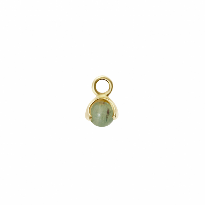 Letters stone 5 aventurine pend Goud in de groep Kettingen / Gouden kettingen bij SCANDINAVIAN JEWELRY DESIGN (2227625001)