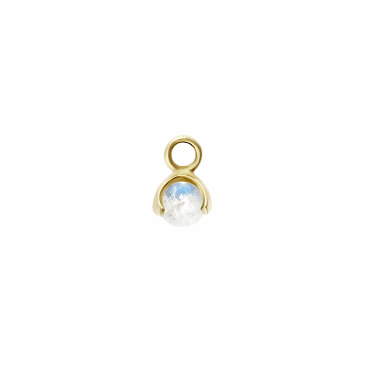 Product Image for CU JEWELLERY Letters stone 6 moonstone pend Goud