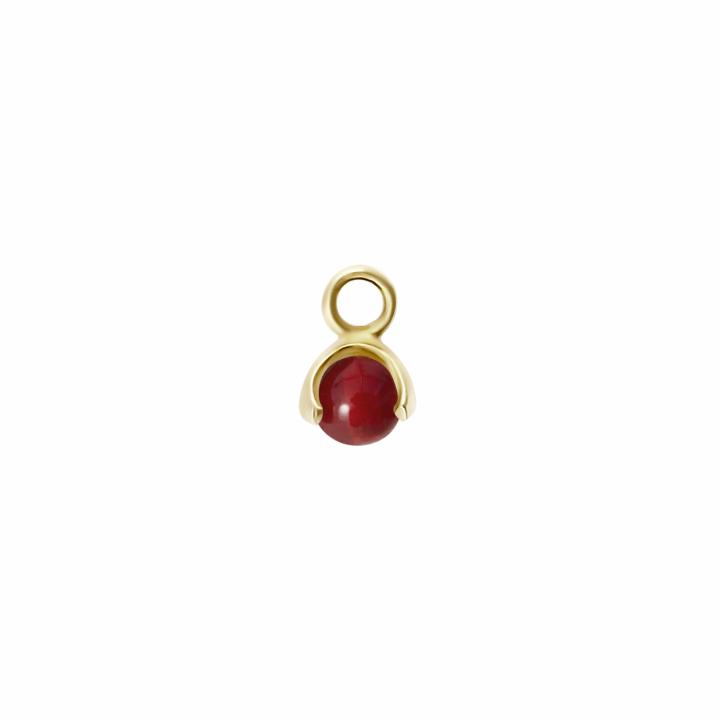 Product Image for CU JEWELLERY Letters stone 7 carnelian pend Goud