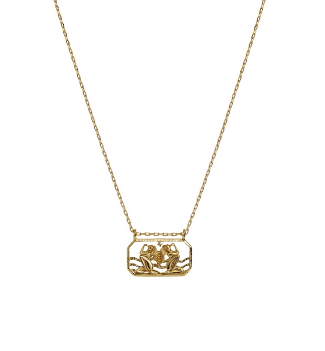 Product Image for Maanesten Zodiac tvillingarna Kettingen (goud) 45 cm