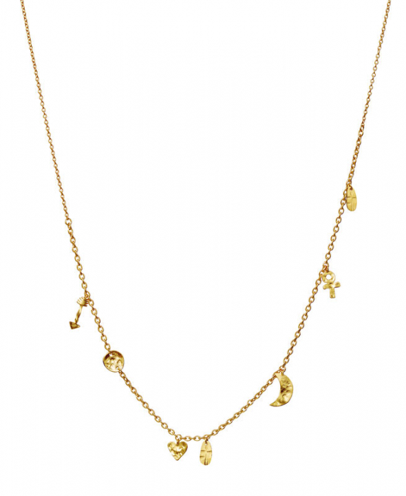 Cresida Kettingen Goud in de groep Kettingen / Gouden kettingen bij SCANDINAVIAN JEWELRY DESIGN (2677A)