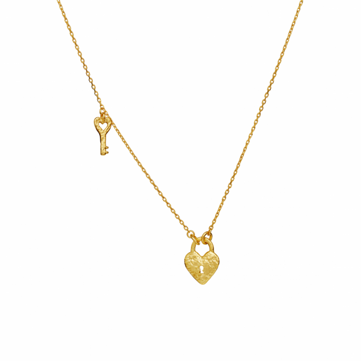 Imena necklace Gold in de groep Kettingen / Gouden kettingen bij SCANDINAVIAN JEWELRY DESIGN (2704A)