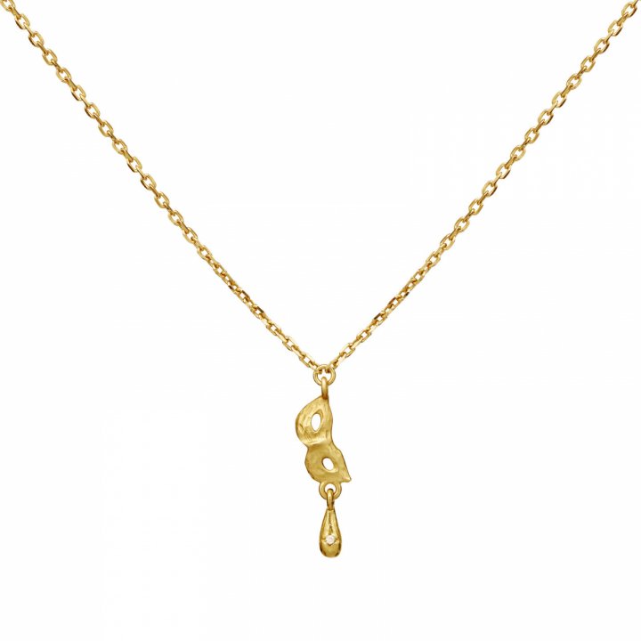 Romeo Necklace Gold in de groep Kettingen / Gouden kettingen bij SCANDINAVIAN JEWELRY DESIGN (2808A)