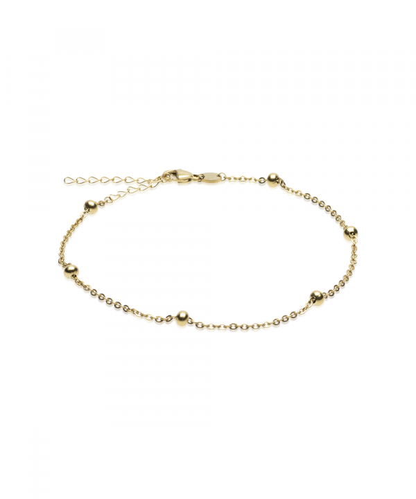 Grand Ball 22-27 cm Golden Coating in de groep Accessoires / Anklet bij SCANDINAVIAN JEWELRY DESIGN (34-23935-00)