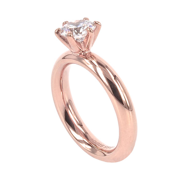 ENYA Rosé ring in de groep Ringen / Gouden ringen bij SCANDINAVIAN JEWELRY DESIGN (344705V)