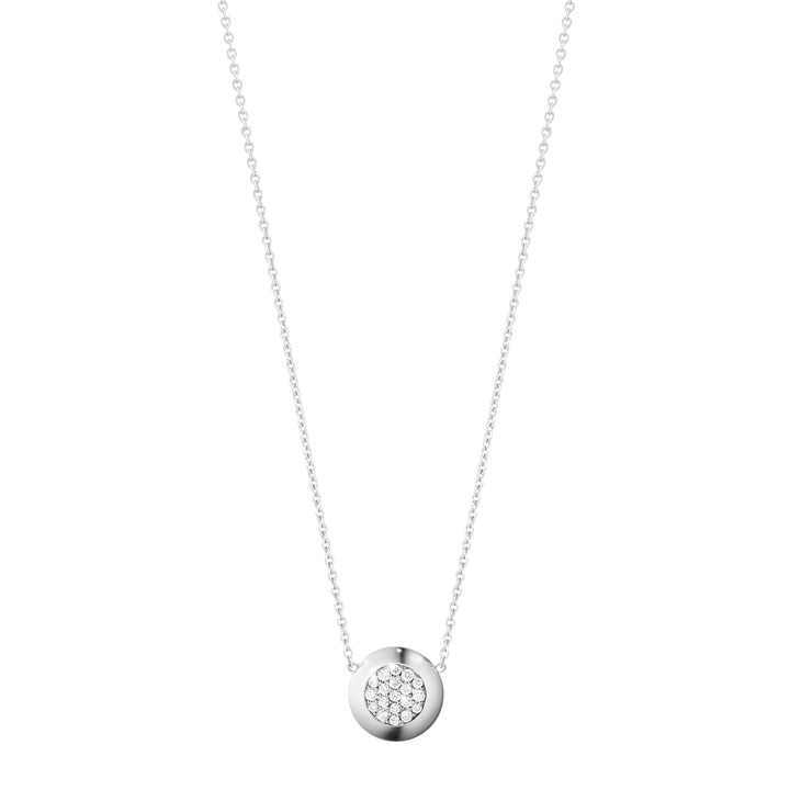 AURORA Hanger Witgoud Diamant PAVÉ 0.13 ct in de groep Kettingen / Diamanten kettingen bij SCANDINAVIAN JEWELRY DESIGN (3517133)