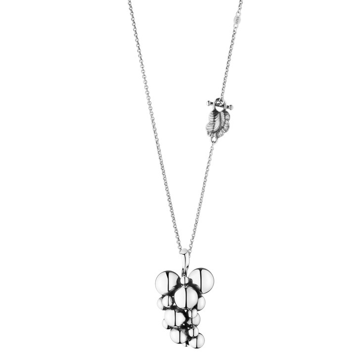 Product Image for Georg Jensen MOONLIGHT GRAPES Hanger Zilver OXIDISED 60 cm