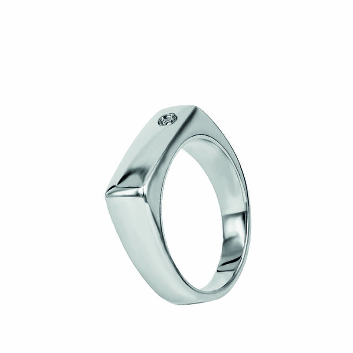 NOUR Stone Staal ring in de groep Ringen bij SCANDINAVIAN JEWELRY DESIGN (359280V)