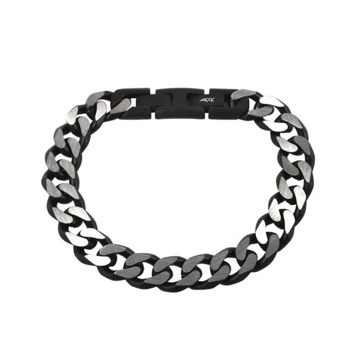 TEXAS Armbanden zwart/Staal in de groep Armbanden bij SCANDINAVIAN JEWELRY DESIGN (361870)