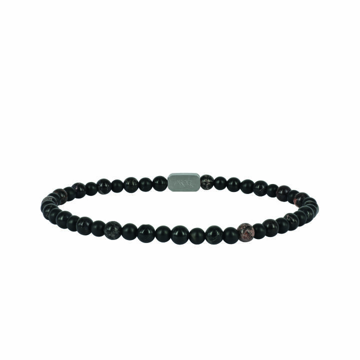 MELWIN Armbanden zwart in de groep Armbanden bij SCANDINAVIAN JEWELRY DESIGN (365618)