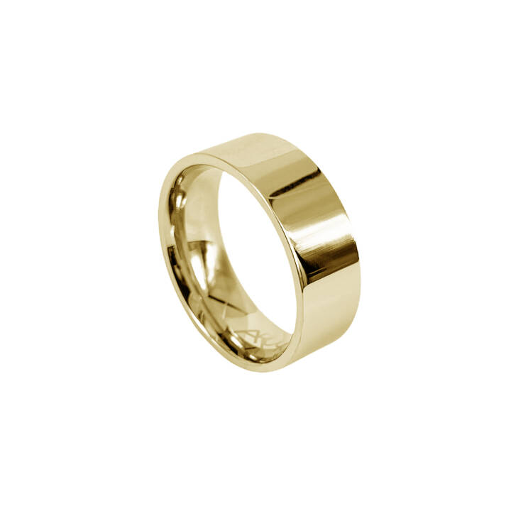 WALTER Blankt Goud ring in de groep Ringen bij SCANDINAVIAN JEWELRY DESIGN (365960V)