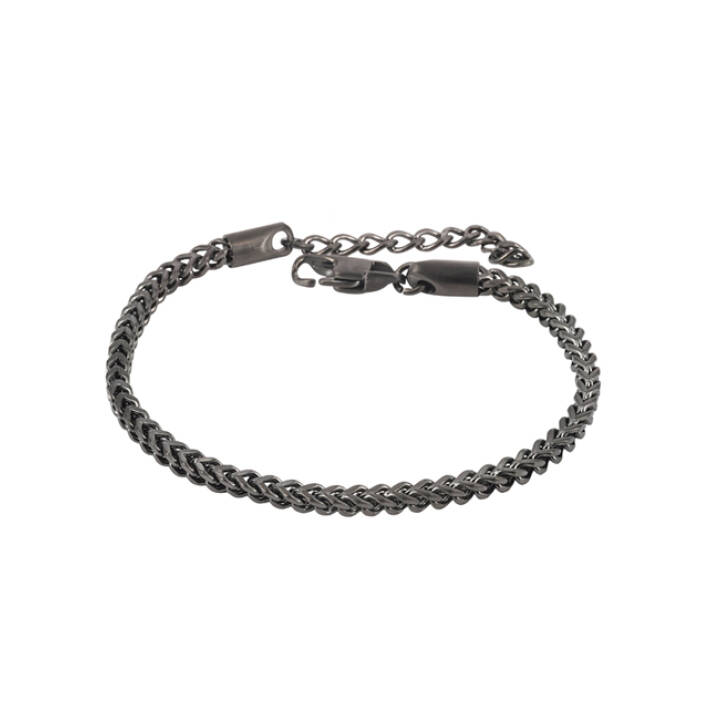 IGGY Small 16 Armbanden Gun Metal in de groep Armbanden bij SCANDINAVIAN JEWELRY DESIGN (366516)