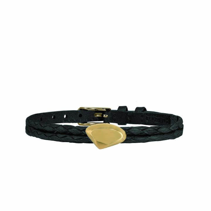 BROOKLYN Armbanden Goud/zwart in de groep Armbanden bij SCANDINAVIAN JEWELRY DESIGN (367322)