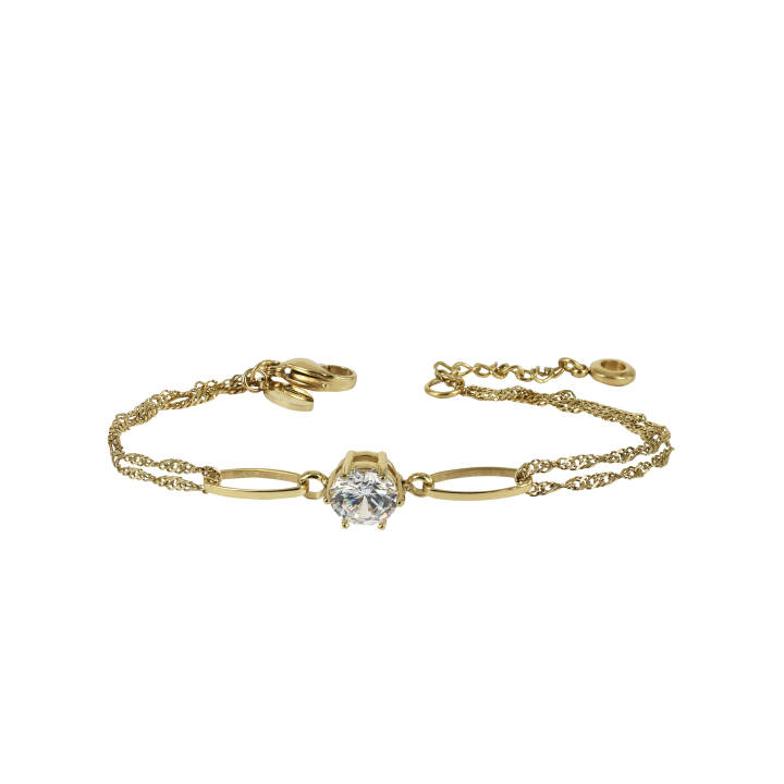 NOVA Crystal Armbanden Goud in de groep Armbanden / Gouden armbanden bij SCANDINAVIAN JEWELRY DESIGN (370018)