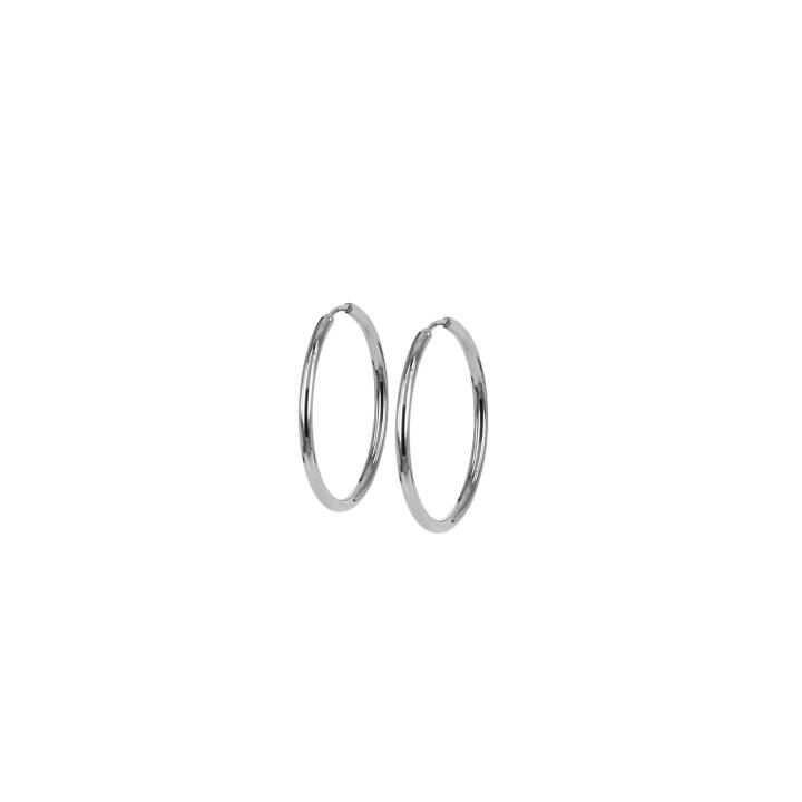 MAXI 14mm Oorbellen Staal in de groep Oorbellen / Zilveren oorbellen bij SCANDINAVIAN JEWELRY DESIGN (370124)