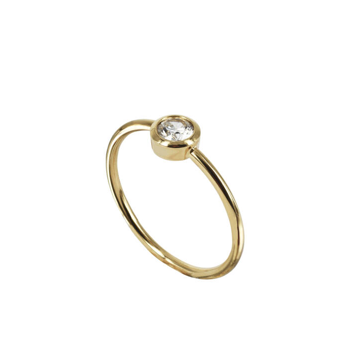 LILLY Goud ring in de groep Ringen bij SCANDINAVIAN JEWELRY DESIGN (370674V)