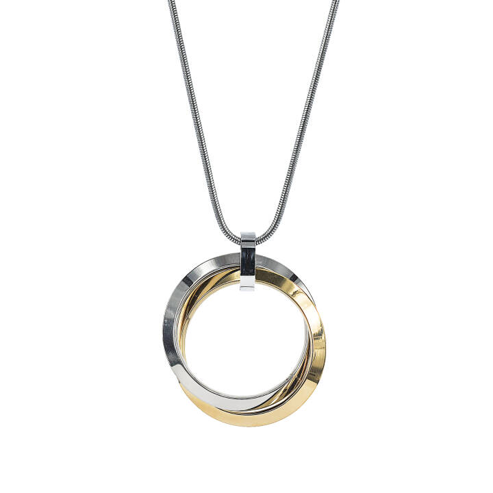 CHELSEA Long Kettingen Staal/Goud in de groep Kettingen / Zilveren kettingen bij SCANDINAVIAN JEWELRY DESIGN (370827)