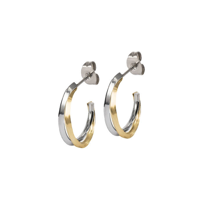 Product Image for astrid&agnes CHELSEA Small Oorbellen Staal/Goud
