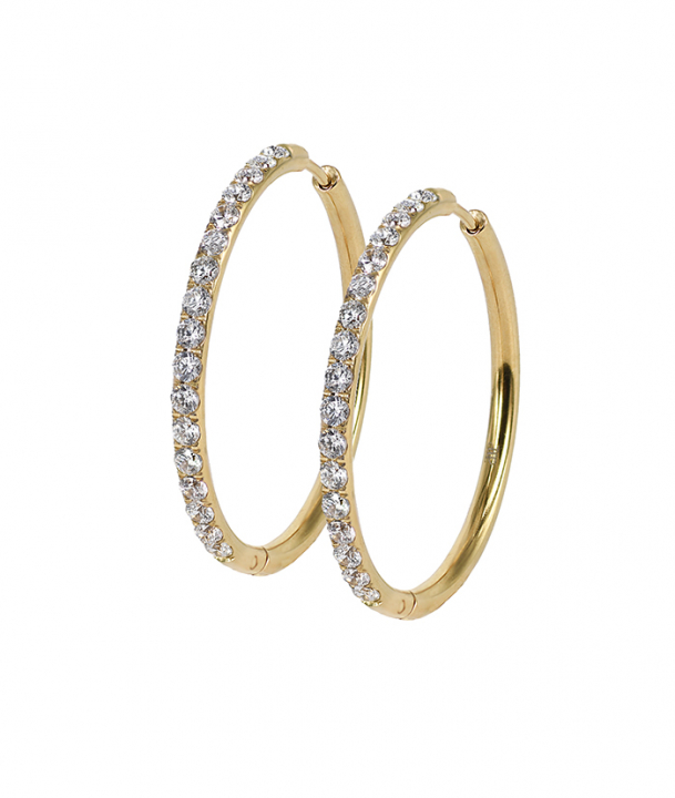 LUCY 35 mm Oorbel Goud  in de groep Oorbellen bij SCANDINAVIAN JEWELRY DESIGN (371817)