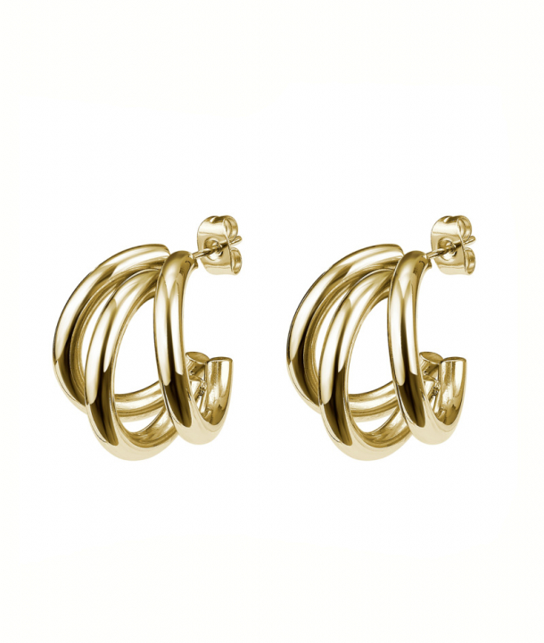 LANA Earrings Gold in de groep  bij SCANDINAVIAN JEWELRY DESIGN (374566)