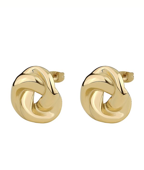 LAUREN Earrings Gold in de groep Oorbellen / Gouden oorbellen bij SCANDINAVIAN JEWELRY DESIGN (374924)