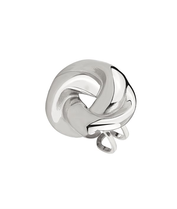 LAUREN Ring Steel in de groep Ringen / Zilveren ringen bij SCANDINAVIAN JEWELRY DESIGN (374931)