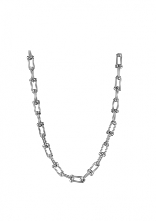 AMY Necklace Steel in de groep Kettingen / Zilveren kettingen bij SCANDINAVIAN JEWELRY DESIGN (375624)
