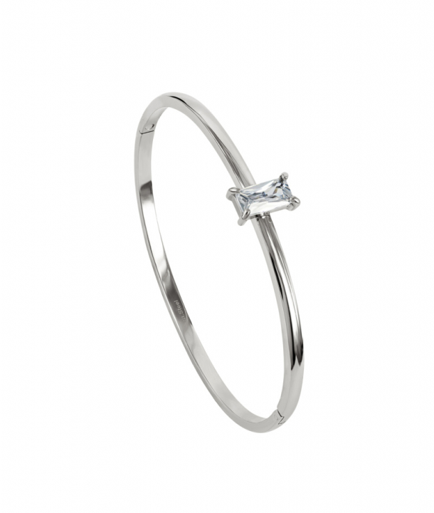 MELINDA bangle Steel in de groep Armbanden / Bangles bij SCANDINAVIAN JEWELRY DESIGN (376249)