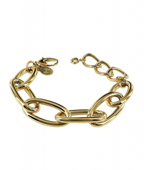 EVELYN Bracelet Gold in de groep Armbanden / Gouden armbanden bij SCANDINAVIAN JEWELRY DESIGN (377093)