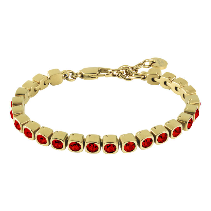 CORY Goud RED in de groep Armbanden / Gouden armbanden bij SCANDINAVIAN JEWELRY DESIGN (390092)
