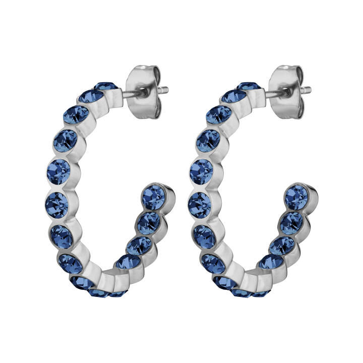 HOLLY Zilver BLUE in de groep Oorbellen / Zilveren oorbellen bij SCANDINAVIAN JEWELRY DESIGN (390109)