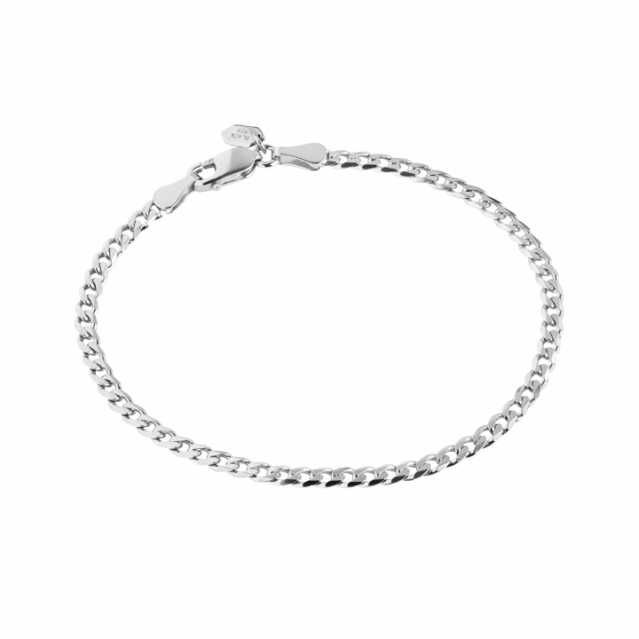 Saffi Bracelet Small Silver (One) in de groep Armbanden / Zilveren armbanden bij SCANDINAVIAN JEWELRY DESIGN (400262AG-SMALL)