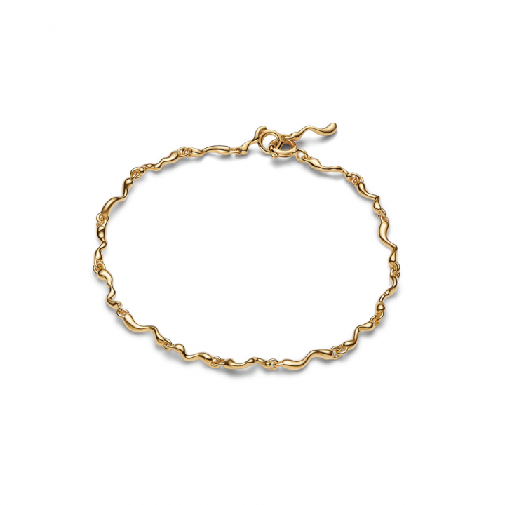 Ramen Bracelet Goldplated in de groep Armbanden / Gouden armbanden bij SCANDINAVIAN JEWELRY DESIGN (400296YG)