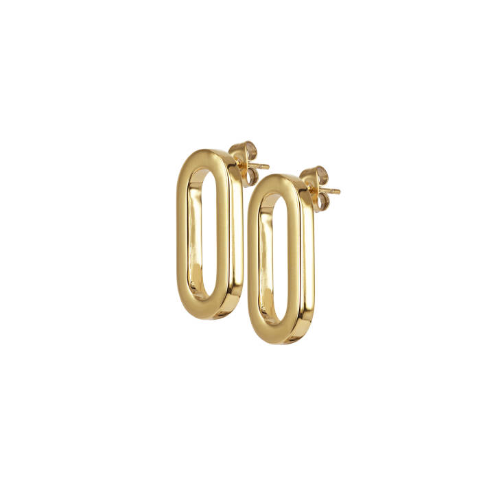 EXCELLENT Plain Oorbellen Goud in de groep Oorbellen / Gouden oorbellen bij SCANDINAVIAN JEWELRY DESIGN (400487)
