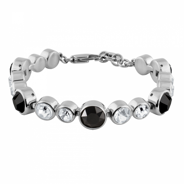 Product Image for DYRBERG/KERN CALICE Zilver BLACK / CRYSTAL Armbanden