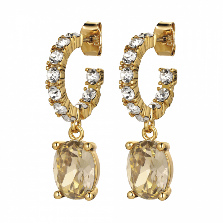 Product Image for DYRBERG/KERN BARBARA Goud GOLDEN / CRYSTAL Oorbel