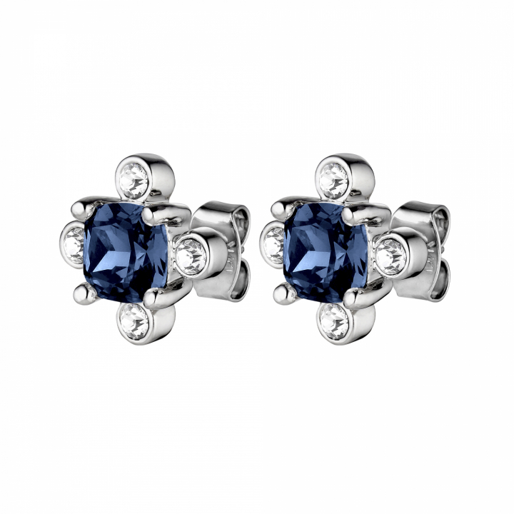 GIGI Zilver ROYAL BLUE Oorbel in de groep Oorbellen / Zilveren oorbellen bij SCANDINAVIAN JEWELRY DESIGN (430046)