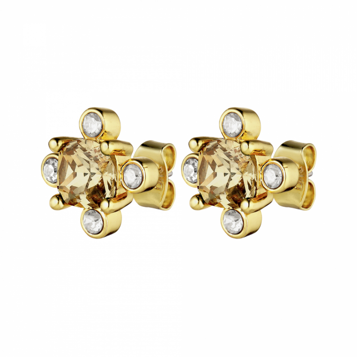 GIGI Goud GOLDEN Oorbel in de groep Oorbellen / Gouden oorbellen bij SCANDINAVIAN JEWELRY DESIGN (430071)