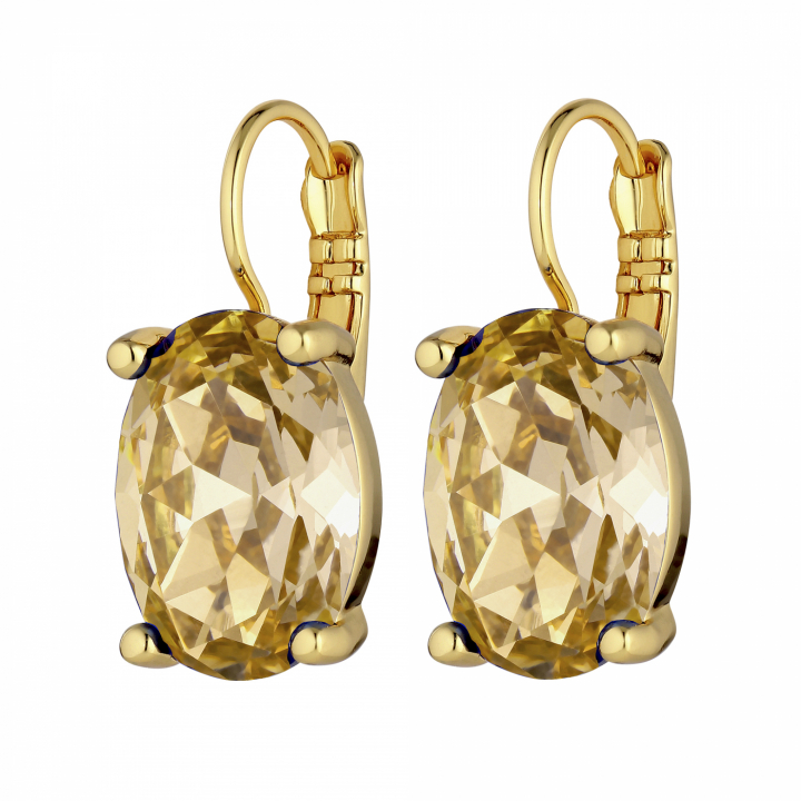CHANTAL Goud GOLDEN Oorbel in de groep Oorbellen / Gouden oorbellen bij SCANDINAVIAN JEWELRY DESIGN (430083)