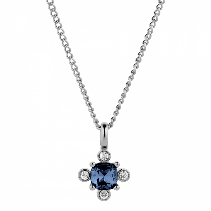 RIMINI Zilver ROYAL BLUE Kettingen in de groep Kettingen / Zilveren kettingen bij SCANDINAVIAN JEWELRY DESIGN (430110)