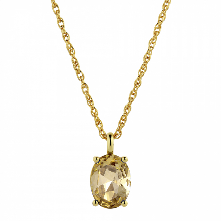 BARGA Goud GOLDEN Kettingen in de groep Kettingen / Gouden kettingen bij SCANDINAVIAN JEWELRY DESIGN (430150)