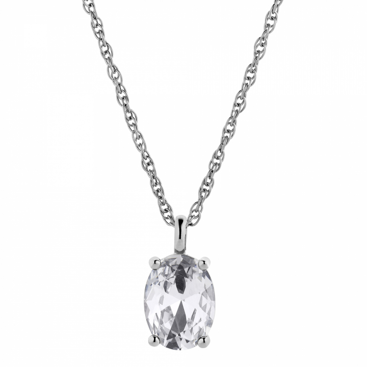 Product Image for DYRBERG/KERN BARGA Zilver CRYSTAL Kettingen