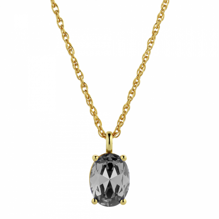 BARGA Goud GREY Kettingen in de groep Kettingen / Gouden kettingen bij SCANDINAVIAN JEWELRY DESIGN (430155)