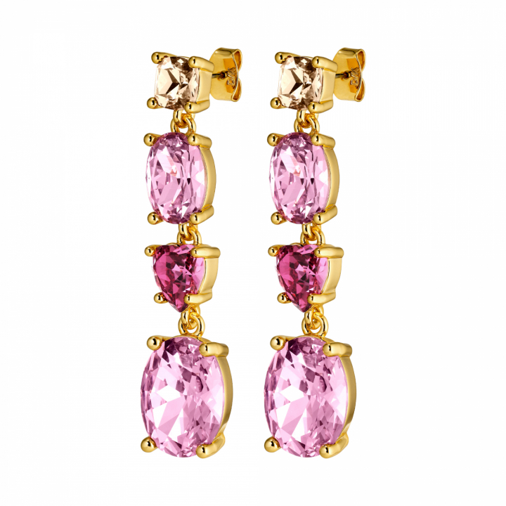 CARMEN Goud ROSE in de groep Oorbellen / Gouden oorbellen bij SCANDINAVIAN JEWELRY DESIGN (440018)